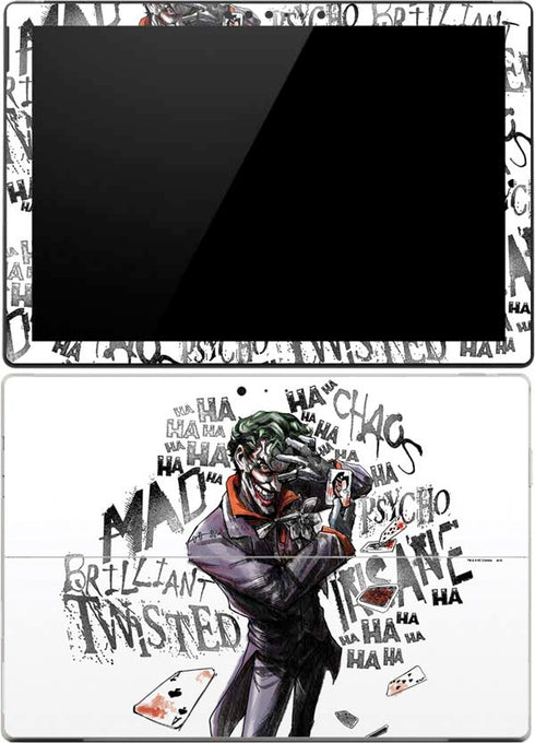 DC Comics The Joker Brilliantly Twisted Surface Pro 4 Skin